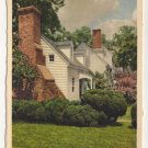 St. George Tucker House, Williamsburg, VA postcard Swiss Made white border #0495