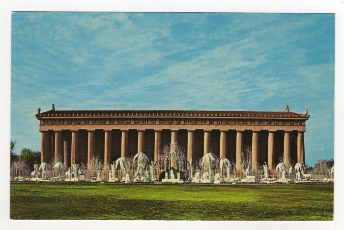 Nashville Tn Sales Tax >> Parthenon Nashville TN Nativity Scene Postcard Fred Harvey, Sr #0500 Nashville Tn Sales Tax >> Parthenon Nashville TN Nativity Scene Postcard Fred Harvey, Sr #0500