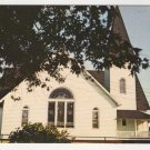 Swain Memorial Methodist Church Tangier Island, VA postcard Plastichrome photo F.W. Brueckmann 1960s