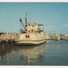 Harbor at Tangier Island, VA  postcard Vintage Mail Boat Crisfield, MD #0520