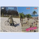 Florida Weather Humor Postcard Florida beaches at 80° You with Snow and 10 degrees  FL FLA #0523