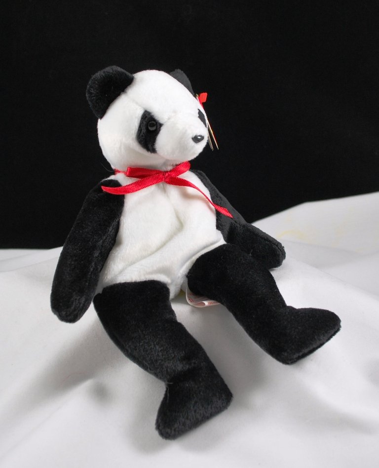 fortune panda beanie baby