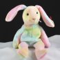 Ty Hippie The Ty-Dye Bunny Retired Beanie Baby 4218