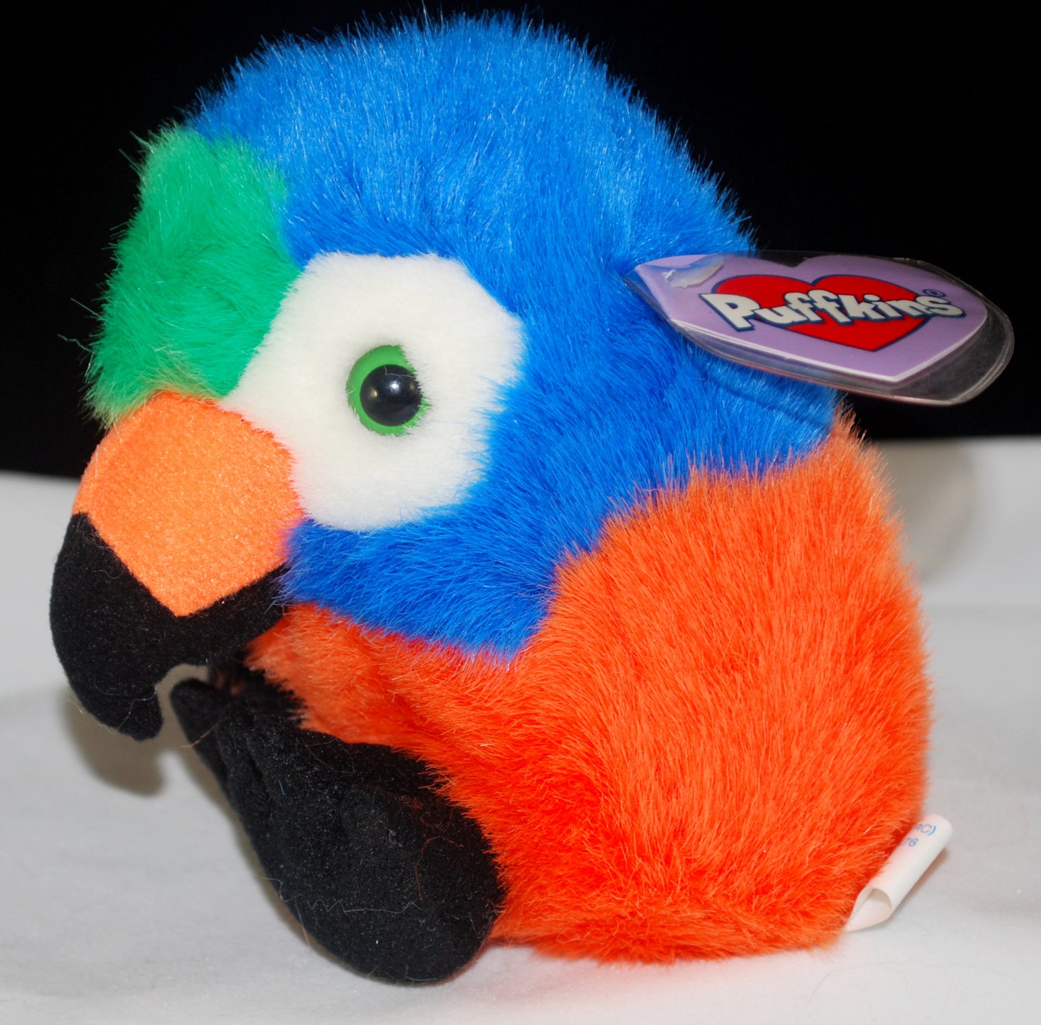 blue parrot plush