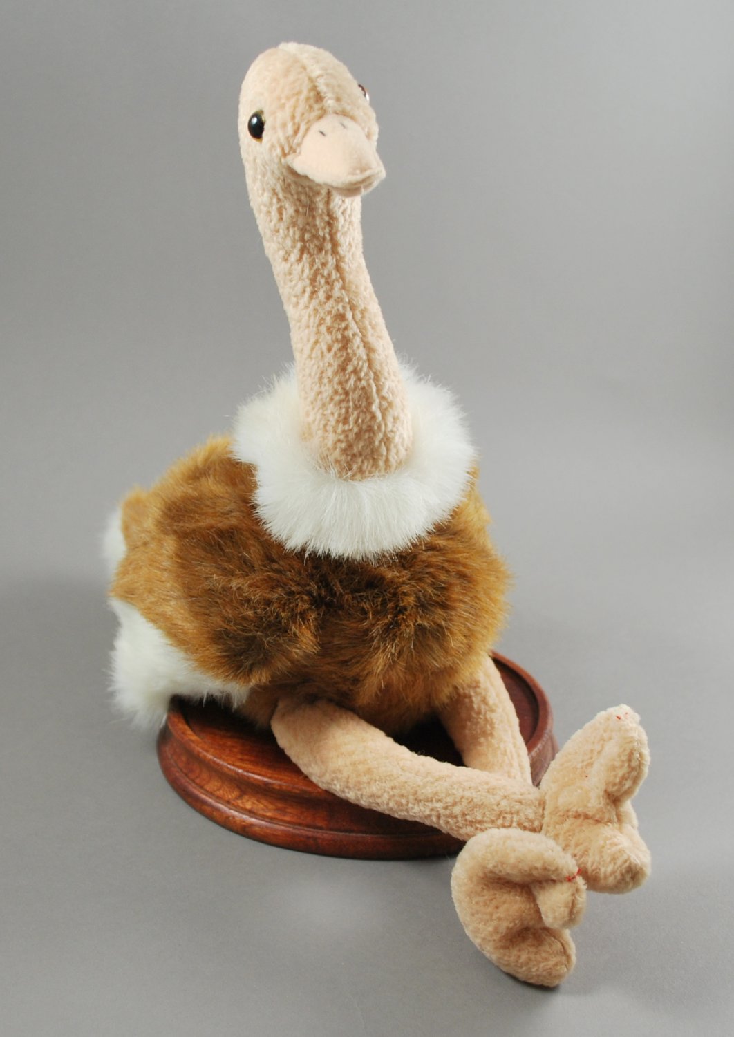 New Ty Beanie Buddies & Babies Pair Stretch The Ostrich Bird Bean Plush Set 