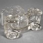 Vintage Crystal Truck or Taxi Toothpick Holder