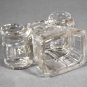 Vintage Crystal Truck or Taxi Toothpick Holder