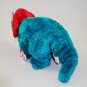 Hornsly The Dinosaur Blue Green Plush Ty Beanie Buddy Style 9407