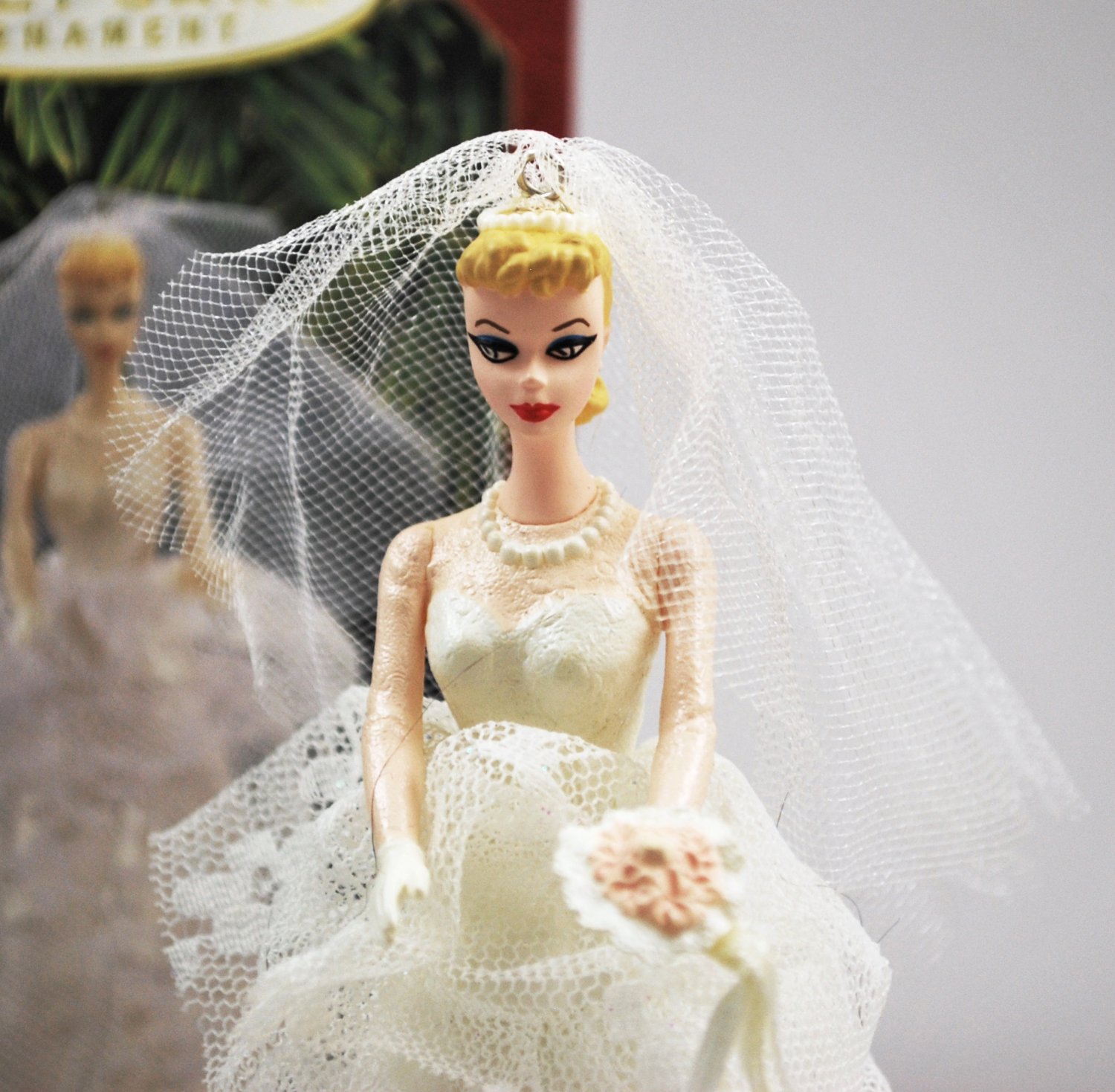 wedding day barbie ornament