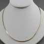 1983 Avon Polished Strands Neckchain in Goldtone