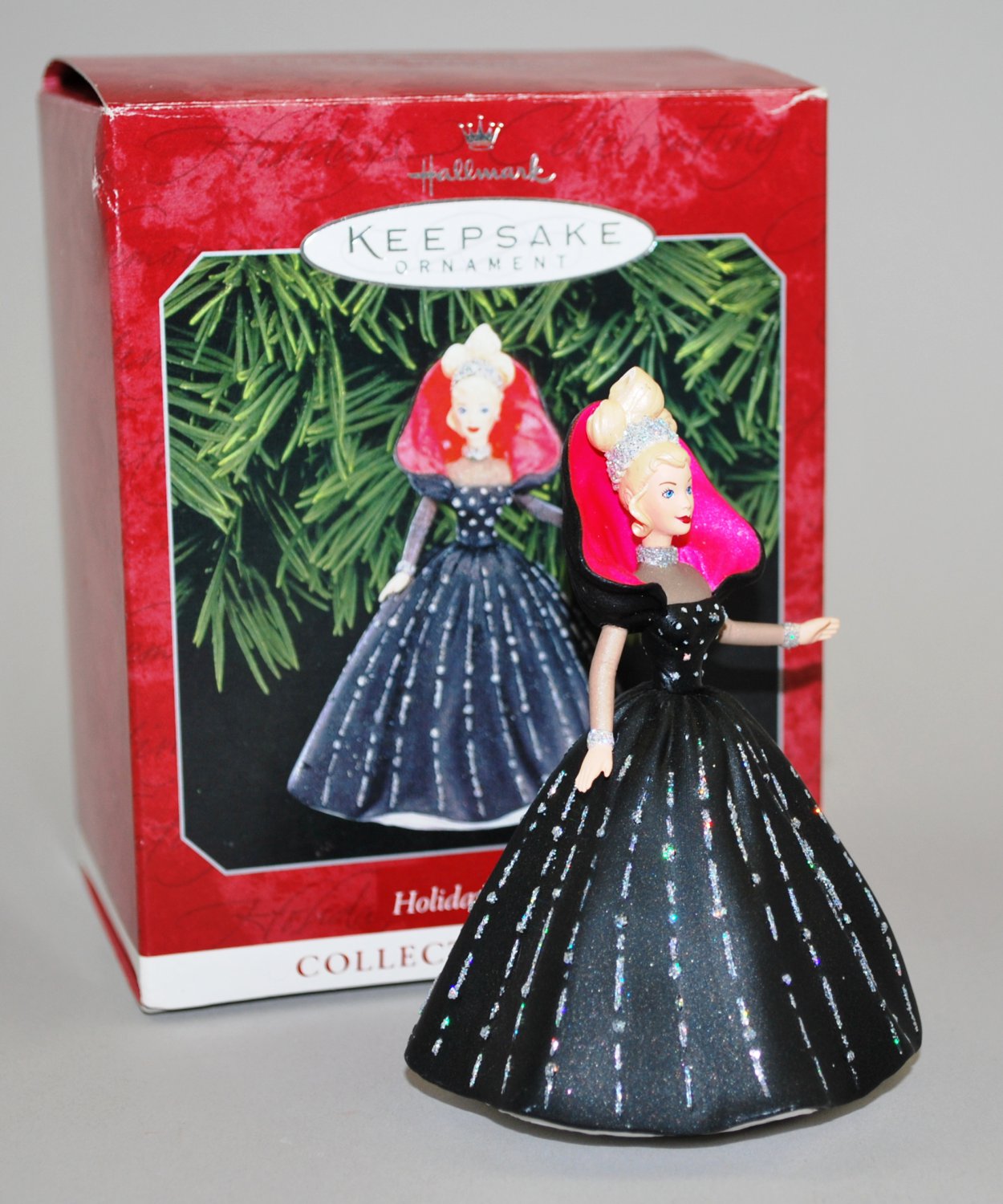 hallmark keepsake ornament holiday barbie collector's series