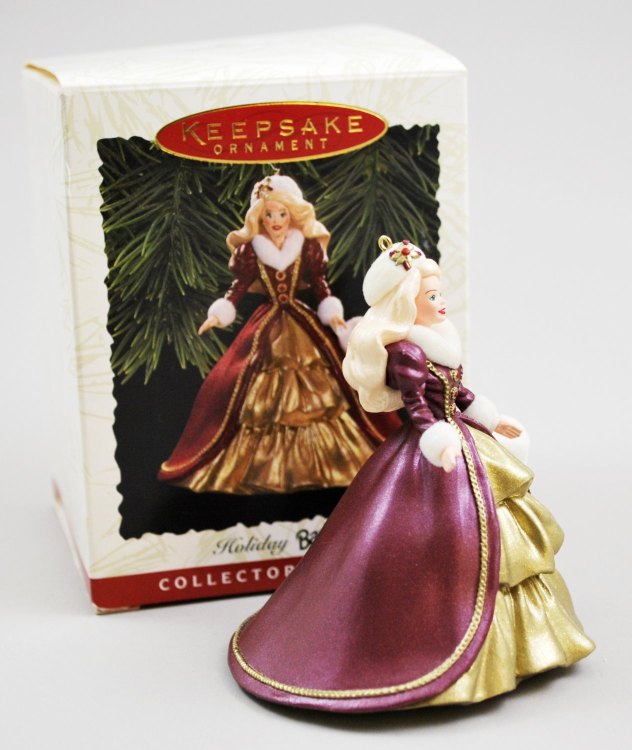 hallmark keepsake ornament holiday barbie collector's series