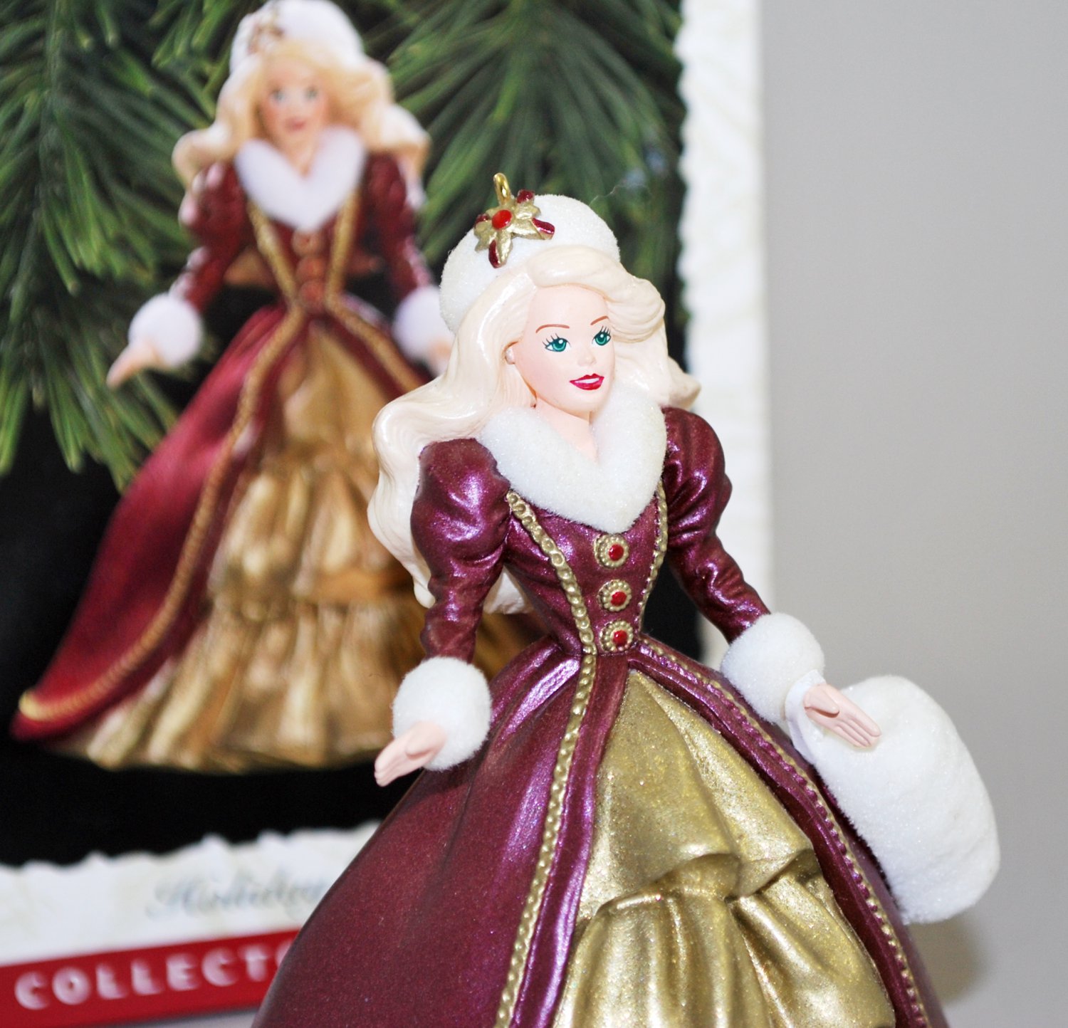 Vintage Hallmark 1996 Holiday Barbie Collector's Series Keepsake Ornament