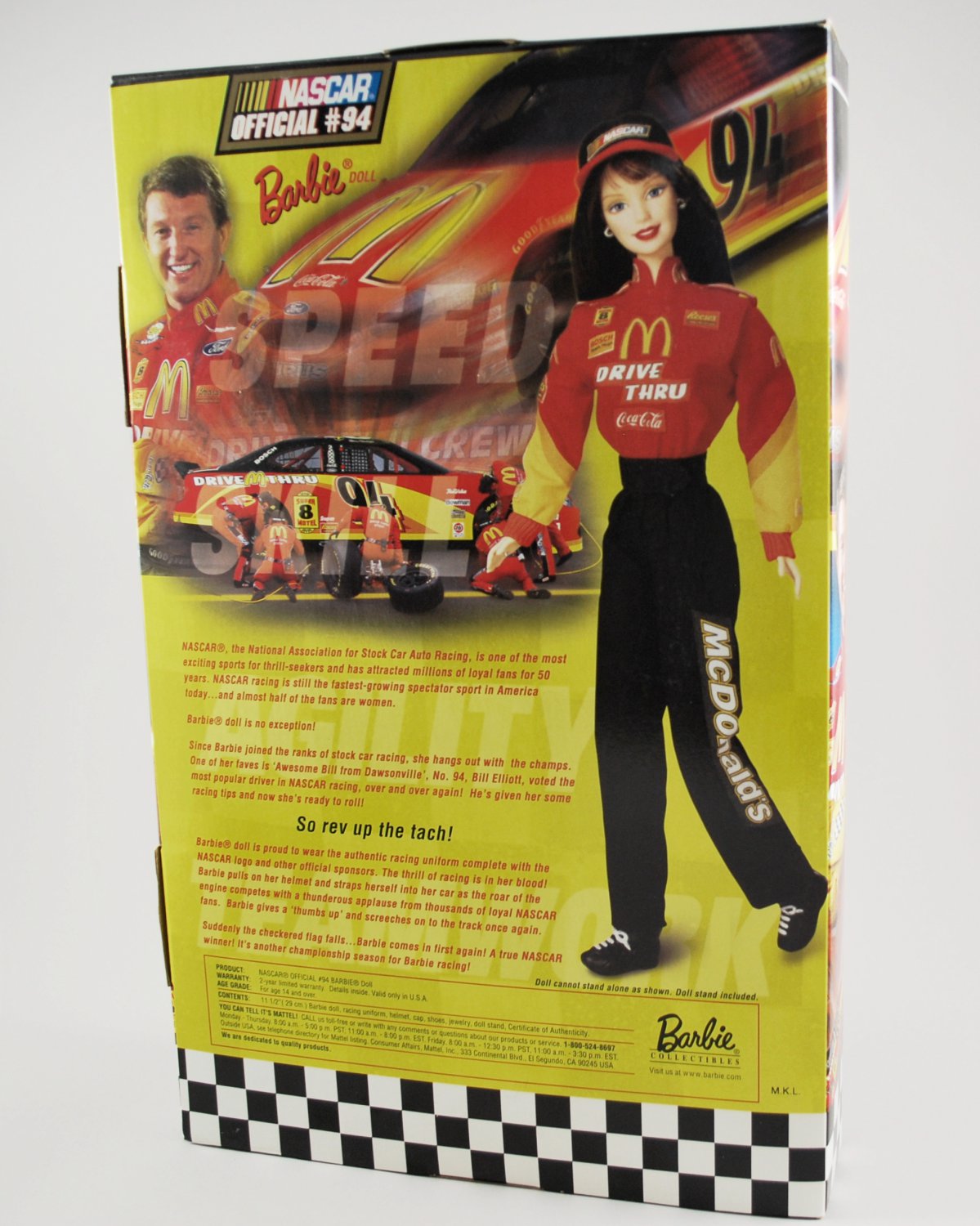 bill elliott barbie doll