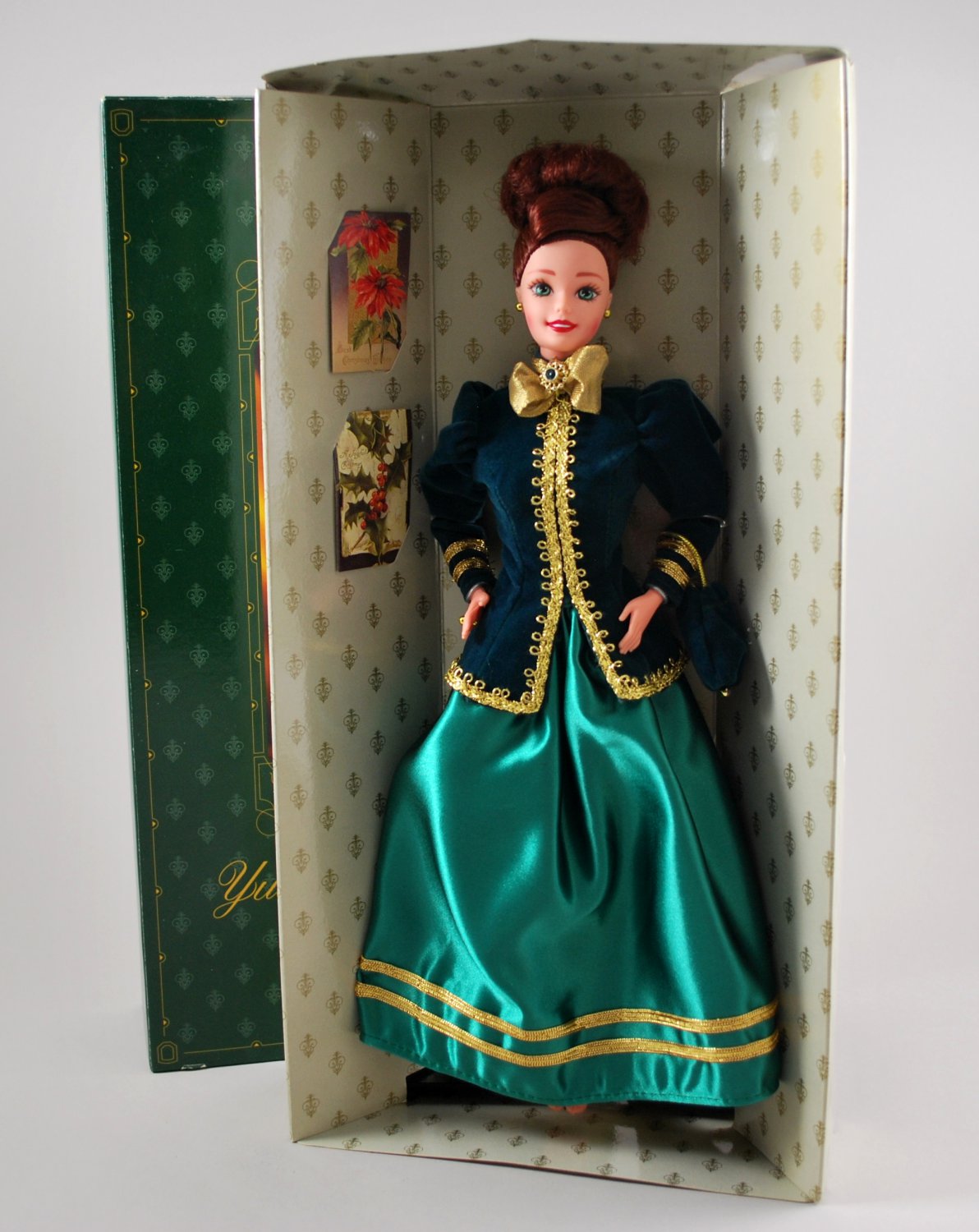 Details about   YULETIDE ROMANCE BARBIE...BRAND NEW./..THIRD IN A SERIES...1994 