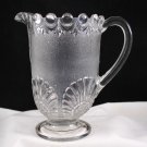 Westmoreland EAPG Shell & Jewel  or Victor Clear Stippled Pitcher