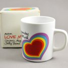 1983 Vintage Avon Easter  Ceramic Love Mug with Heart