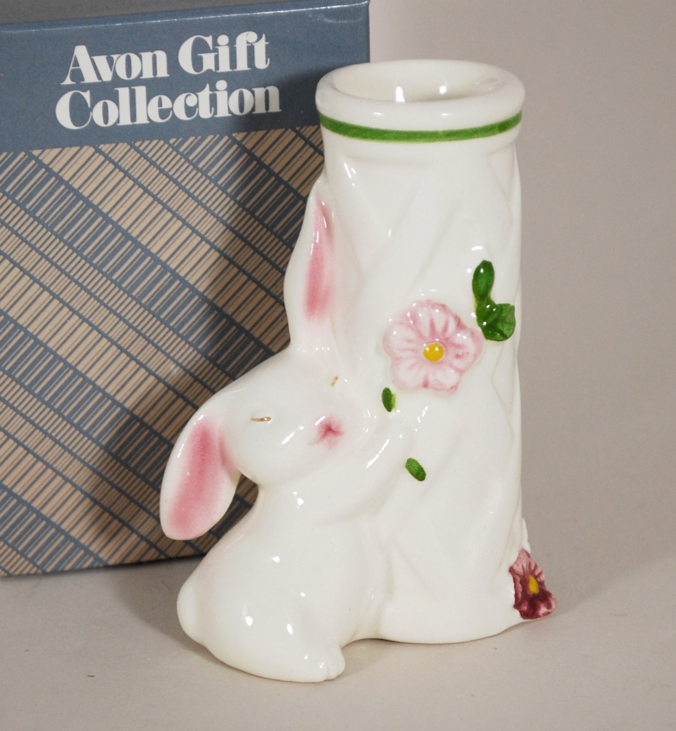 Vintage Avon 1986 Easter Bunny Bud Vase