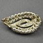 Vintage Coro Aurora Borealis Rhinestone Brooch Pin