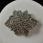 Vintage Tiered Star Clear Rhinestone Brooch Pin Jewelry