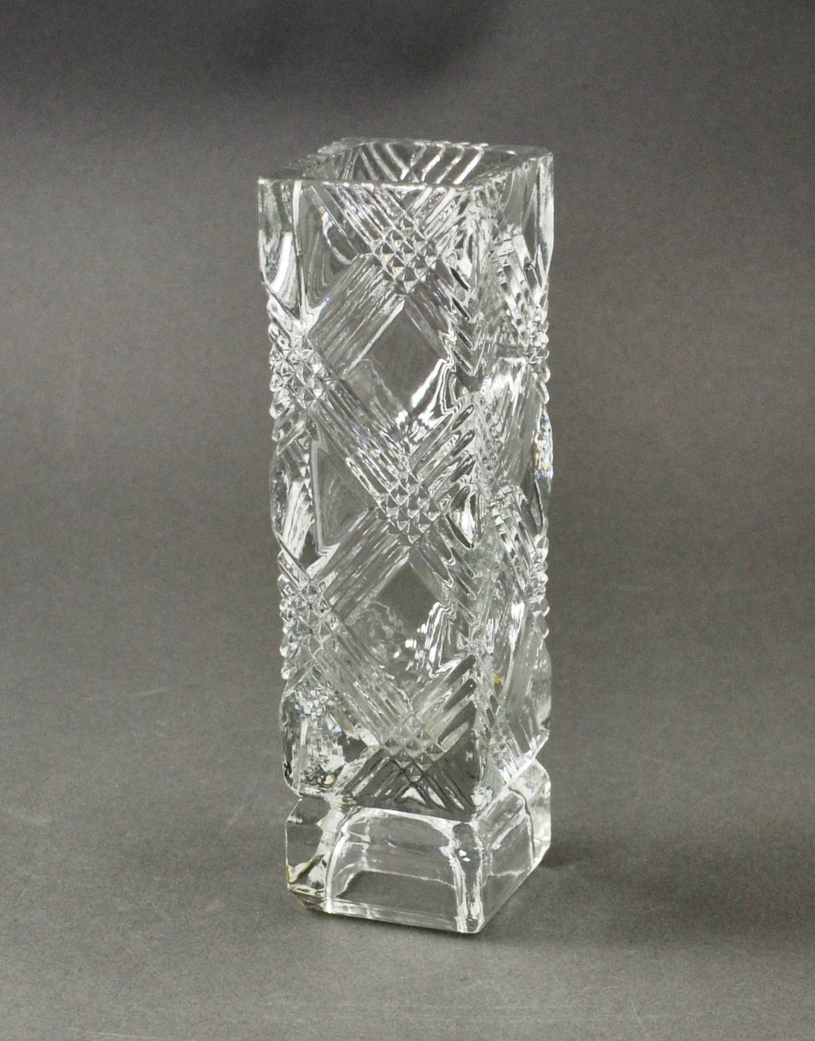 Fostoria Crystal Glass Bud Vase 1980 Avon