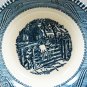 Royal China Currier & Ives Berry Bowl The Old Farm Gate