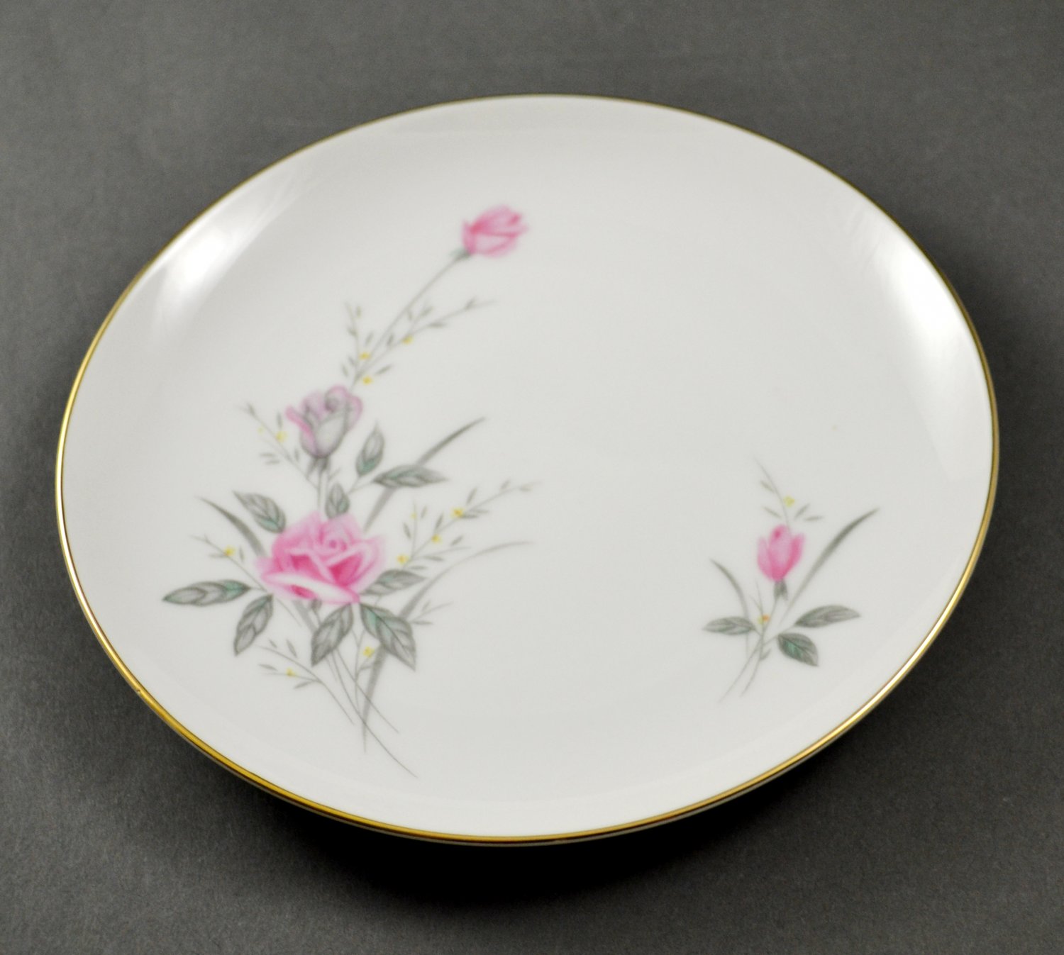 Fine China of Japan Golden Rose Bread & Butter Plate