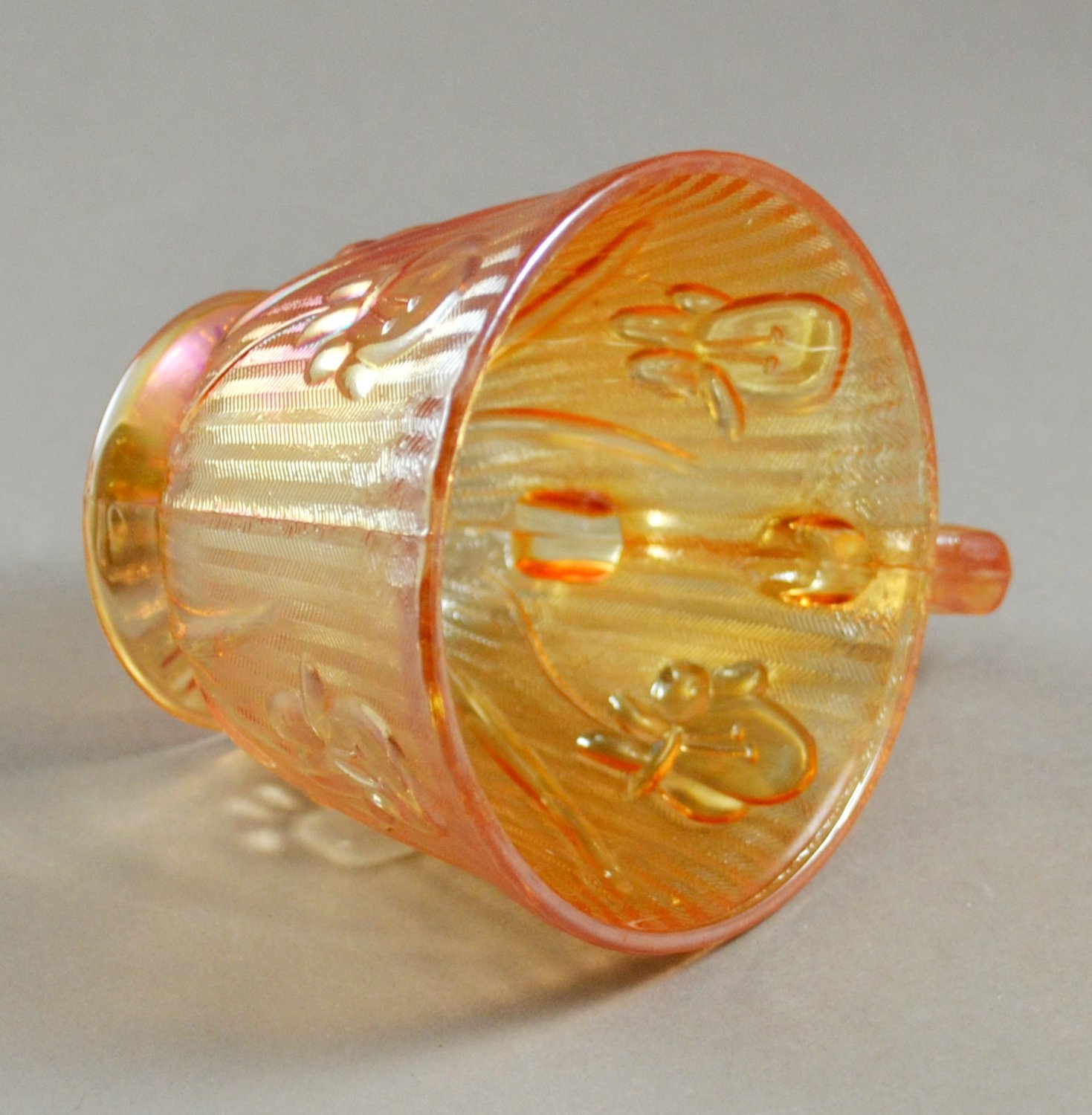 Glass Iridescent Iris Coffee or Tea Cup