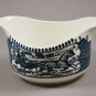 Royal China Currier & Ives Gravy Boat Spouted