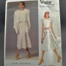 Vogue Sewing Pattern 1387 John Anthony American Designer Uncut Misses Size 12