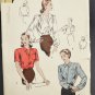 Vogue Sewing Pattern 5687 Cut Misses Blouse w/ Short or Long Sleeves Size 16