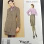 Vogue Sewing Pattern 1658 Anne Klein American Designer Uncut Misses Jacket & Skirt Size 8-10-12