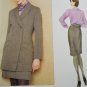 Vogue Sewing Pattern 1658 Anne Klein American Designer Uncut Misses Jacket & Skirt Size 8-10-12