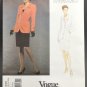 Vogue Sewing Pattern 1330 Emanuel Ungaro Paris Original Misses' Suit Size 8-10-12