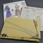 McCall's 6323 Misses' Two Piece Dresses 1990s Sewing Pattern Size C 10-12-14