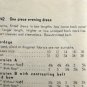 Vogue 5942 One Piece Evening Dress Empire Waist Misses Size 10