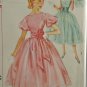 Simplicity 2314 Sewing Pattern Teen Age 1950s Formal Party Dress Size 10