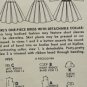 Simplicity 1496 Girl's Sewing Pattern Dress w/ Detachable Collar Size 10