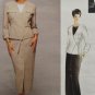 Vogue Attitudes 1300 Odile Lancon 1990s Jacket & Skirt Misses' Size 8-10-12
