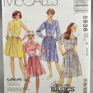 McCall's 5936 Misses' Dress Fashion Basics Sewing Pattern 1990s Size A 6-8-10