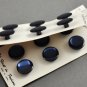 B G E Originals Blue Self Shank 12 Plastic Buttons on Cards 9/16 Inch