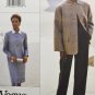 Vogue 1434 Geoffrey Beene American Designer Misses' Dress & Pants Pattern Size 12-14-16