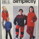 Simplicity 8146 Sewing Pattern Boys' & Girls' Jacket Knit Pants Top Size AA 7-10