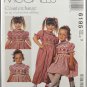 McCall's 6195 Ann Hallay Designs Girls' Dress & Jumpsuit Smocking Size 3