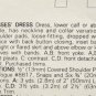 Vogue 1846 Basic Design Misses' Long Waisted Dress Size 8-10-12