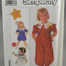 Simplicity 9468 Toddlers' Girl's Dress Jumpsuit Romper Size A 6 mo -3 Simplicity 9468 Toddlers' Girl's Dress Jumpsuit Romper Size A 6 mo -3