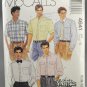 McCall's 4641 Fashion Basics Men's Shirts Vintage Sewing Pattern Size 17 Neck Size