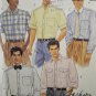McCall's 4641 Fashion Basics Men's Shirts Vintage Sewing Pattern Size 17 Neck Size