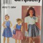 Simplicity 7067 Child's Dress Jacket Purse Sewing Pattern Size BB (5-6-6X)
