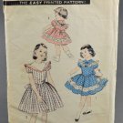 Advance 7898 Sewing Pattern 1950s Child's Dress Size 4